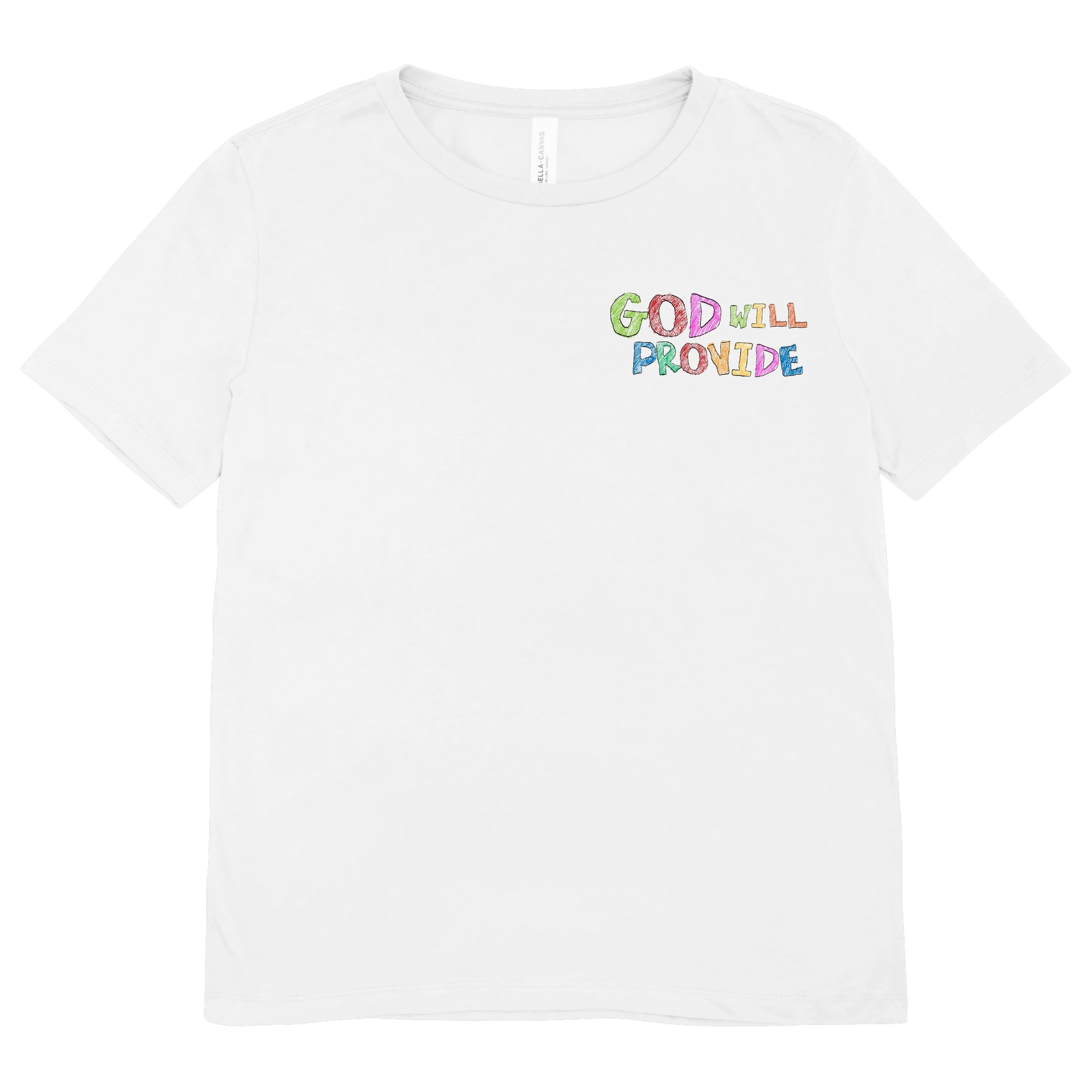 God Will Provide Small Print Tee