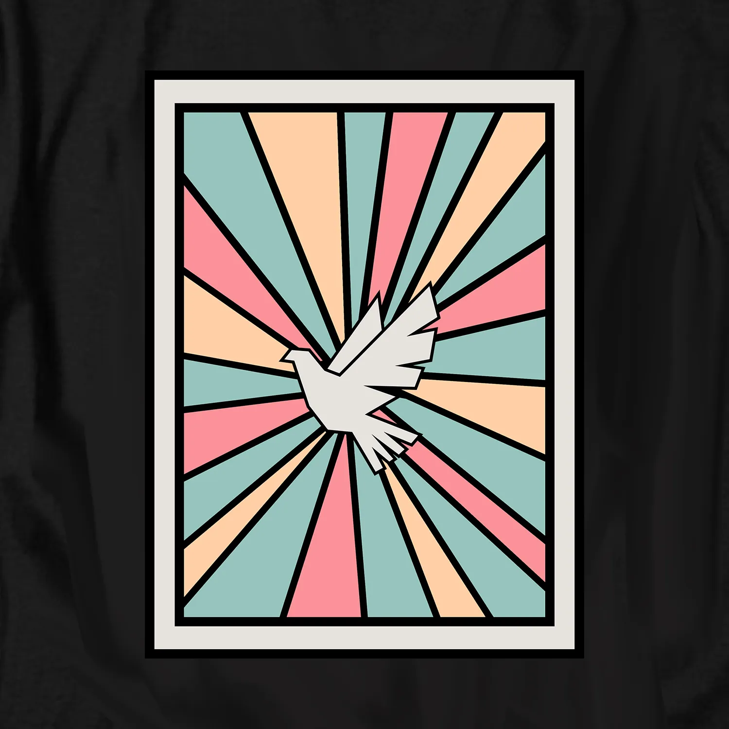 The Holy Spirit Pentecost Black Tee – view 2