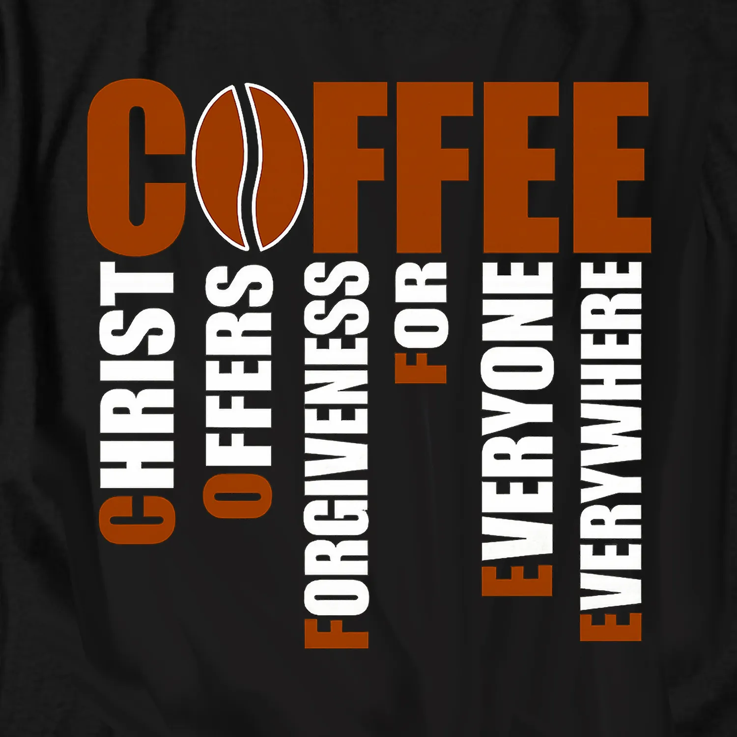 Coffee As a Message of Grace Tee – view 2